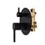 Душова система прихованого монтажу Koer KB-66029-05 3 функції Black KR5492, Чорний матовий - мініатюра 7