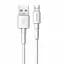 Кабель Baseus Mini Cable microUSB USB 2.4 A 1 м White CAMSW-02 - миниатюра 1