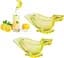 Соковижималка ручна Birdie Juicer Manual juicer сквізер, прес для шматочків лимона, лайма, часточок цитрусових, Yellow - мініатюра 2