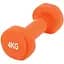 Гантель вінілова Power Play 4125 Achilles 4 кг, Orange - мініатюра 1