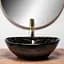 Умивальник Rea Sofia 41x34,5 black marble shiny (REA-U5611), Глянцева - мініатюра 2