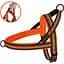 Шлея для собак Bronzedog Mesh Стандарт, размер M, 45-56х2 см, оранжевая - миниатюра 3