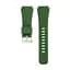 Силіконовий ремінець Watchbands для Samsung Gear S3 Samsung Galaxy Watch 46mm Silver - темно-зелений (WB001DARKGREEN) - мініатюра 2