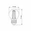 Світлодіодна лампа Videx Filament 6 W E27 3000 K (VL-G45F-06273) - мініатюра 3