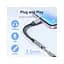 Переходник Lightning to 3.5mm 0.1m cotton braided aluminum gray Vention (BMBHA) - миниатюра 11