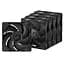 Набір із п'яти вентиляторів для корпусу 140 мм Arctic P14 Pro PST 5pcs ACFAN00319A Black - мініатюра 2