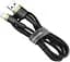 Кабель Baseus Cafule Cable USB to Ligthning 2A 3m CALKLF-RV1 Black-Gold - мініатюра 4