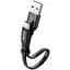 Кабель Baseus Two-in-one Portable Cable USB to Lightning + MicroUSB 2A 0.23m CALMBJ-01 Black - миниатюра 3