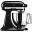 Планетарний міксер KitchenAid Artisan 4.8 л чорний (5KSM125EOB) - мініатюра 1