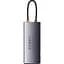 Хаб Baseus Metal Gleam Series 7-in-1 Type-CHUB Type-CtoHDXiaomi* 1+USB3.0*3+PD*1+VGA* 1+RJ45* 1 WKWG040013 Grey - мініатюра 3