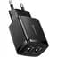 Зарядний пристрій Baseus Compact Charger 2U Black (CCXJ010201) - мініатюра 1