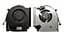 Вентилятор Кулер Asus ROG Strix G15 G17 G513 G533 G71 DFSCM227163927 CPU - мініатюра 1