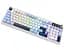 Клавіатура ігрова бездротова Ajazz AF-BGY-98 Plus White-Blue 2.4G/Bluetooth/USB - мініатюра 3