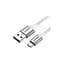 Дата кабель USB 2.0 AM to Micro 5P 2.0m US290 3A 18W Nickel Plating White Ugreen (60153) - мініатюра 2