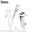 Адаптер автомобільний Hoco Lightning Cable Universe Z31 |2USB, QC3.0, 3.4A, 18W| - мініатюра 1