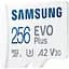 Samsung Мапа пам'яті Samsung microSD 256GB C10 UHS-I R130MB/s Evo Plus + SD - мініатюра 7