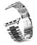 Браслет BeWatch для Apple Watch series 3/4/5/6 із шириною корпусу 38/40мм Duo класичний сталевий Сріблясто-Чорний (1025411) - мініатюра 3