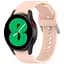 Ремешок для Samsung Galaxy Watch 7 - бежевый ширина крепления 20мм силикон размер L Watchbands OneLine (W48-2WB31023986) - миниатюра 1