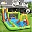 Надувний водний дитячий центр Costway Park Bounce House з гіркою (без вентилятора) - мініатюра 2