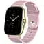 Ремінець BeWatch для Amazfit BIP/Bip Lite/Bip U/Pro/Mini/GTS/GTS 2 (E)/GTR 42мм силіконовий 20 мм Wave CBітло-рожевий (1010705) - мініатюра 1