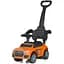 Дитяча каталка-толокар Bambi Racer M 5045L-7 з батьківською ручкою помаранчевий - мініатюра 1