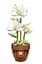 Конструктор квіти Flowers Zuanma NO116-4 деталі 393 - мініатюра 1