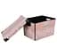 Кошик із кришкою Violet House Decor Pink Flowers, поліпропілен, 20 л (0648 DECOR POWDER FLOWER с/кр. 2) - мініатюра 3
