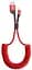 Кабель Baseus Fish Eye Spring Cable USB to Lightning 2A 1m CALSR-09 Red - мініатюра 1