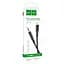 Кабель Hoco UPA18 Pisces Cable 3.5" to Lightning 1m Black - мініатюра 2