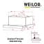 Витяжка телескопічна WEILOR Slimline PTM 6230 SS 1000 LED Strip - мініатюра 11