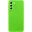Чохол TPU GETMAN Liquid Silk Full Camera для Samsung Galaxy S21 FE Салатовий / Neon Green - мініатюра 1