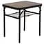 Складной стол Bo-Camp Garland 60x45 cm Black/Wood look (1404195) - миниатюра 1