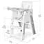 Стульчик для кормления Mealux Feedo White/Grey (KD-F033 White/Grey) - миниатюра 2