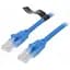Патч-корд 1м, UTP cat 6 RJ-45 blue Vention (IBELF) - мініатюра 1