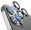 Защитное стекло на камеру DK Lens Metal Ring Eagle Eye для Apple iPhone 12 Pro 015724 black - миниатюра 2