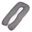 Подушка для вагітних та відпочинку MirSon U-подібна №5030 Color Line Stripe Gray 140х75х20 см сіра (2200010969917) - мініатюра 2
