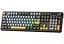 Клавіатура ігрова AULA F-108-Pro Wireless Gasket Keyboard Reaper switch, 2.4G, BT, Black - мініатюра 1