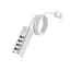 USB-хаб Hoco HB1 4USB Line machine Silver - мініатюра 1