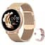 Розумний смарт-годинник Uwatch Smart Melisia 2 ремінці Gold - мініатюра 2