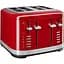 Тостер KitchenAid на 4 тоста красный (5KMT4109EER) - миниатюра 1
