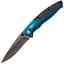 Нож складной Browning-HC001 Blue, ручка сталь, длина 220 мм, 250 гр, Box - миниатюра 1