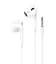 Навушники Hoco M101 Max Crystal grace wire-controlled earphones with microphone White - мініатюра 1