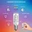 Світлодіодні лампи TobeBright 2W E14 RGB, що змінюють колір, E14 затемнення капсульний світлодіодний пульт дистанційного керування - мініатюра 3