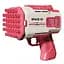 Пістолет для мильних бульбашок Bubble Gun 698-20 з насадками на 32/45 отворів 50ml Pink - мініатюра 1