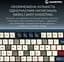 Клавіатура ігрова механічна GamePro MK-266-BL Asgard Yord Keychron Super Red Switch Bluetooth 5.2/2.4 ГГц/USB Blue - мініатюра 15