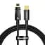 Кабель Baseus Explorer Series Auto Power-Off Fast Charging Data Cable Type-C to IP 20W 1m CATS000001 Black - мініатюра 1