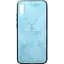 Чохол-накладка Toto Deer Shell With Leather Effect Case HuAwei Y6 2019 Blue - мініатюра 1