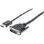 Кабель DisplayPort M - DVI-D 25 M, 3.0м, Manhattan - мініатюра 1
