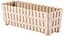 Горщик для квітів Violet House 1055 Bamboo Balcony Cappuchino для квітів із дренажем 30 см (1055 BAMBOO BALCONY CAPPUCHINO 3) - мініатюра 1