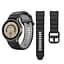 Ремінець для Samsung Galaxy Watch 6 40mm 6 44mm - чорно-сірий ширина кріплення 20мм силікон Watchbands Ribbed (W11-5WB51594077) - мініатюра 4